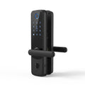 Smart Door Lock Built for Keyless Entry, Fingerprint Scanner, 6 Access Methods, Mobile App Control