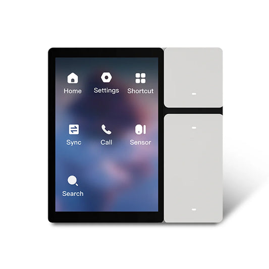 All-New 3.5 Inch Tuya Smart Home Control Panel Built-In IR and BLE Mesh Gateway Unique Button Design