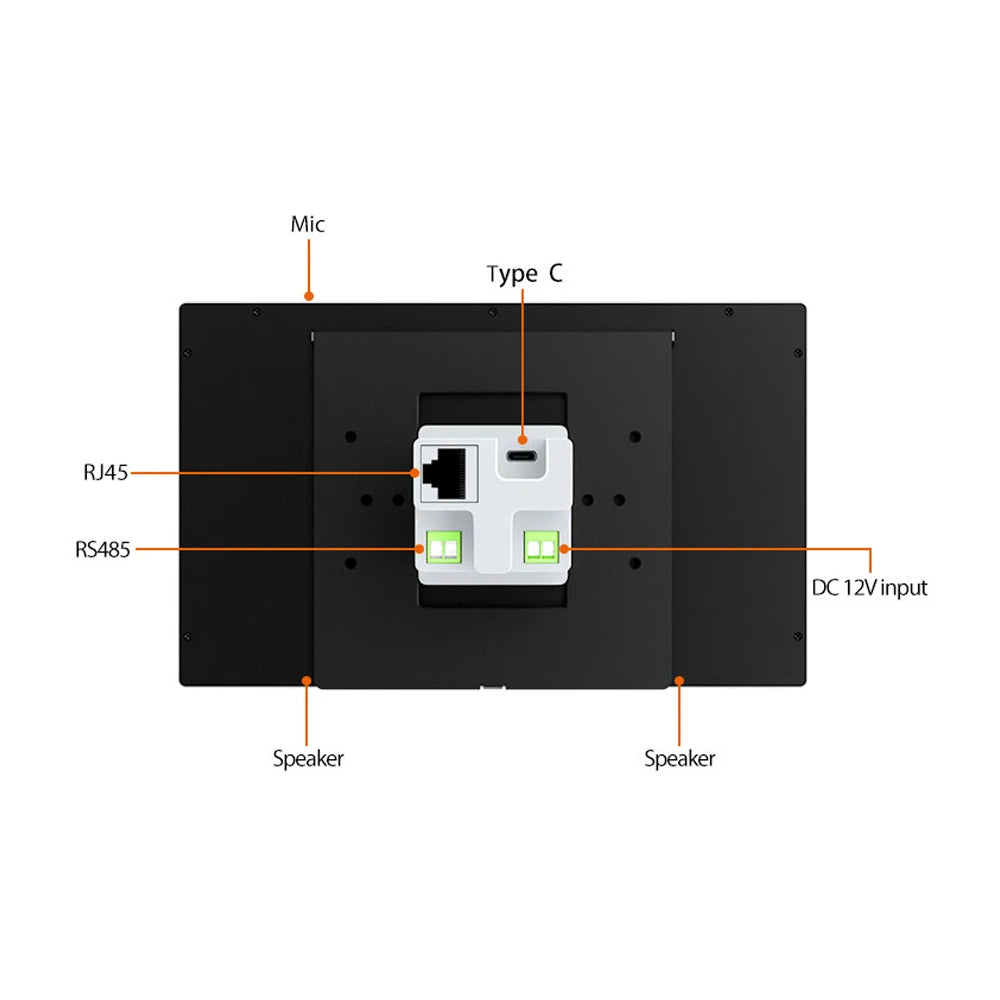 2026 New Wall Mount 8 Inch Android 13 POE Tablet Metal Body Smart Home Control Panel Support Tuya Home Assistant